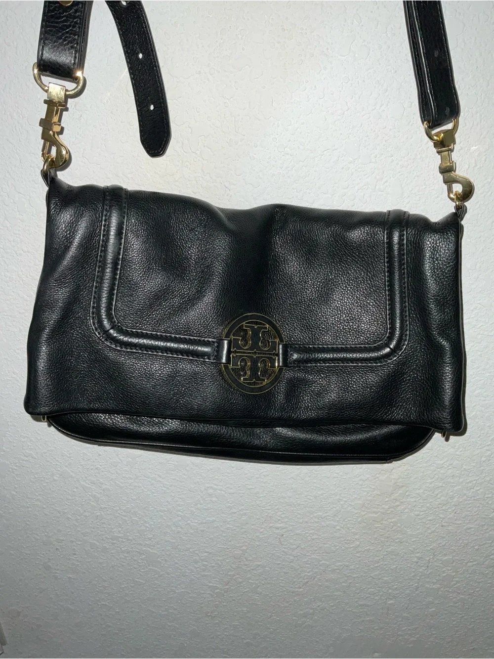 Tory Burch Black Leather Crossbody Bag
